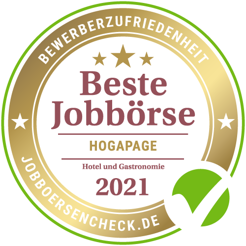 Beste Jobbörse Hotel/Gastronomie 2021 - GOLD - Bewerber