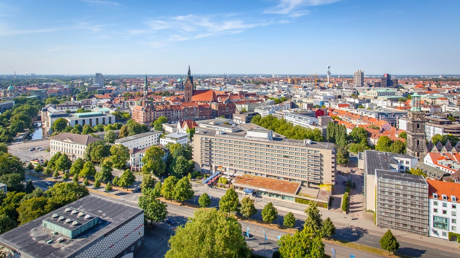 Hannover Luftaufnahme