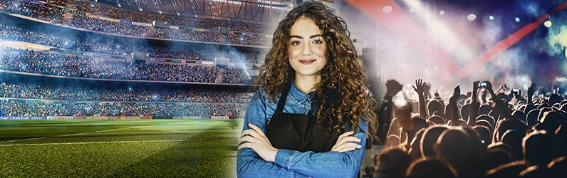 Servicekraft - Kellner*in - Service-Kicker*in - Stadion - Heimspiele - Fußball - Minijob - Nebenjob