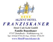Akzent Hotel Franziskaner/ Akzent Hotel am Bach/ Konditorei Café Kehl