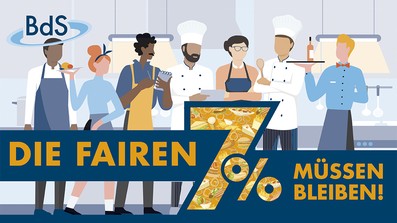 Die verminderte Mehrwertsteuer für die Gastronomie muss bleiben