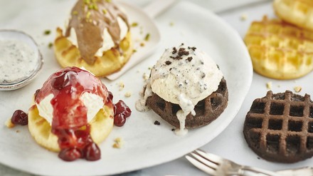Waffel mit Speculoff Waffel mit Speculoff