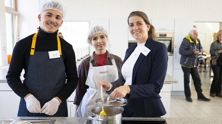 Trotz aller Anstrengungen zeigten die Nachwuchskräfte jede Menge gute Laune Trotz aller Anstrengungen zeigten die Nachwuchskräfte jede Menge gute Laune
