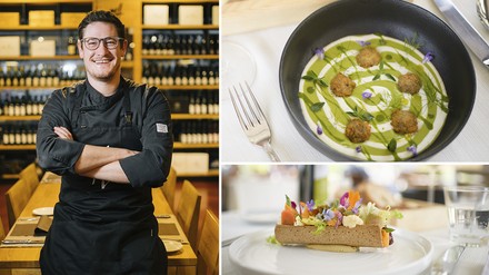 Hosteria Toblino Chefkoch Sebastian Sartorelli vom Hosteria Toblino