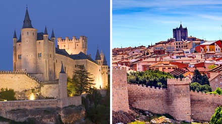 Kloster und Stadtmauer Klöster wie das San Pedro de Dueñas in Léon oder Àvila mit seiner Stadtmauer