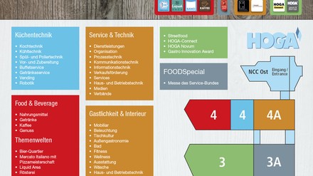 HOGA Hallenplan der HOGA 2025