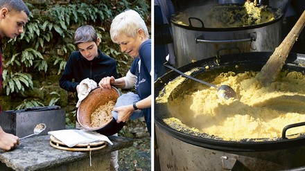 Polenta Polenta war fast in Vergessenheit