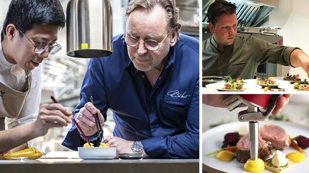 iSi-Fans Bekennende iSi-Fans sind die Spitzenköche Fabian Timmer (re.) und Thomas Bühner (li.).