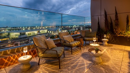 b‘mine The Roof des b‘mine in Frankfurt