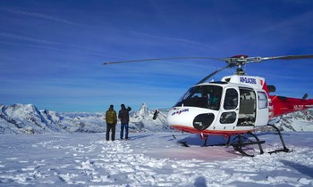 Das Gstaad Palace bittet zum Lunch by Helicopter