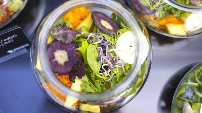 Alle Welt an einem Ort