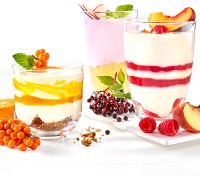 Milram Desserts im Glas