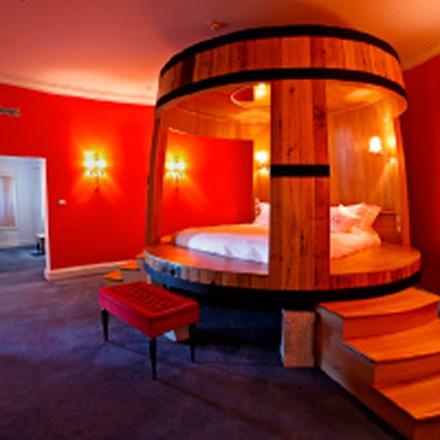 Weinfass als Bett Weinfass als Bett