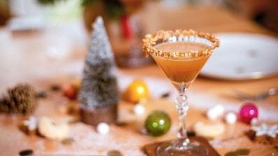 Überraschung im Glas