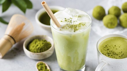Heisse Schokolade mit Matcha Heisse Schokolade mit Matcha
