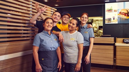 Mitarbeiter aus den McDonald’s-Restaurants