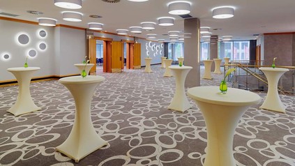 Das neue Foyer des Ballsaals im„The Westin Leipzig“. (Foto: © Matthias Hamel)