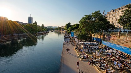 Gastro,eile am Wiener Donaukanal