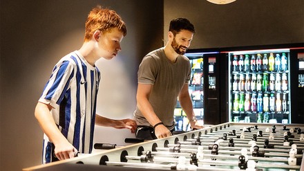 Jeremy (links) und Arne Friedrich (rechts)