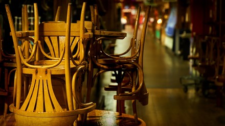 Ein leeres Restaurant