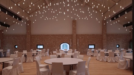 Veranstaltungssaal des Hotels Breitenburg