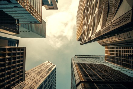 Skyline aus der Froschperspektive