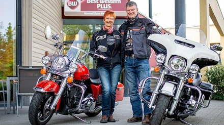 Hoteliers-Ehepaar Kai und Daniela Gelhausen