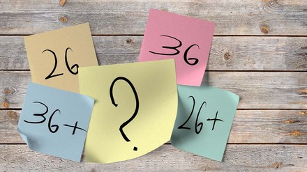 Post-its mit den unterschiedlichen Zugangsregelungen während der Pandemie