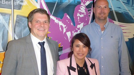 Dieter Esslinger, Khrisna Canares und Hendrik Engel (Foto: © Primestar)