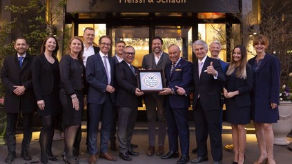Das Meissl & Schadn-Team ist sichtlich stolz auf die Auszeichnung.