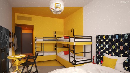 Zimmer im neuen Meininger Hotel Dresden Zentrum