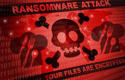 Ein Warnsymbol für eine Cyber-Attacke