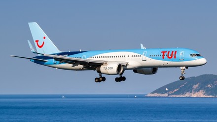 Ein Flugzeug von TUI