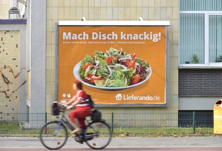 Lieferando Werbeplakat