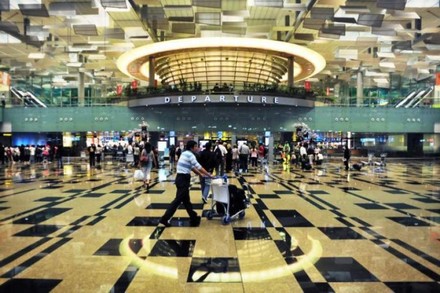 Der Singapore Changi Airport von innen