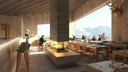 Innenansicht vom „The Japanese by The Chedi Andermatt“
