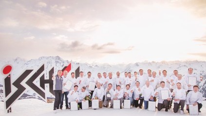 Präsentation des 38. Hornstein-Rankings in Ischgl vor der versammelten Kochelite.