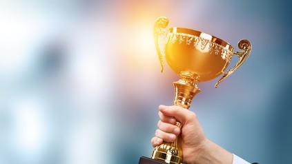Ein Pokal aus Gold
