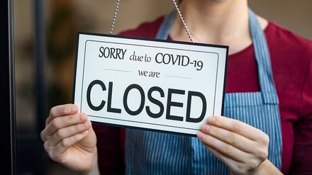 Closed Schild an der Tür