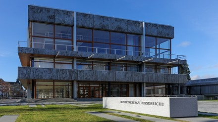 Das Bundesverfassungsgericht in Karlsruhe