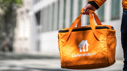 Lieferando Lieferung.