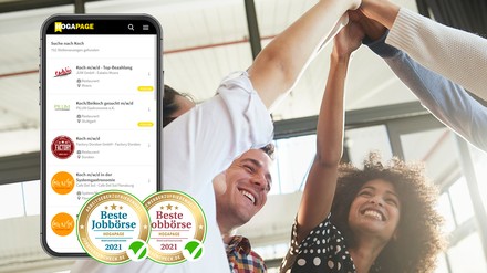 Die HOGAPAGE Jobbörse ist erneut „Beste Jobbörse für Hotel und Gastronomie“* bei jobboersencheck.de. (Foto: ©pixdeluxe/E+/Getty Images; yamonstro/iStock/Getty Images Plus/Getty Images) Die HOGAPAGE Jobbörse ist erneut „Beste Jobbörse für Hotel und Gastronomie“* bei jobboersencheck.de. (Foto: ©pixdeluxe/E+/Getty Images; yamonstro/iStock/Getty Images Plus/Getty Images)