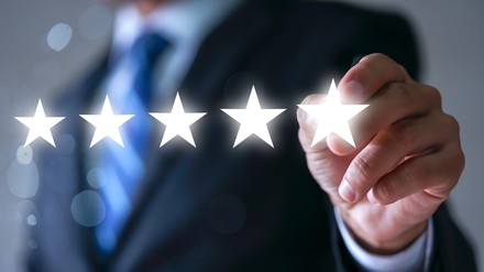 Eine Online-Bewerung