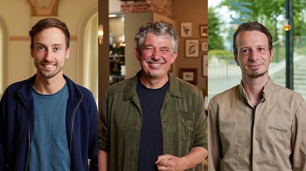 Jonas Mog, Rainer Holzhauer und Thomas Wahnschaffe