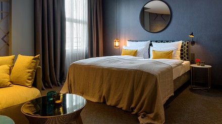 Zimmer des Postboutique Hotel Wuppertal