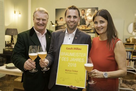 Markus Trinker, Heinrich Dieter und Alessandra Kiener bei der Preisverleihung