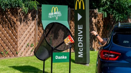 McDonalds Anti Littering Korb