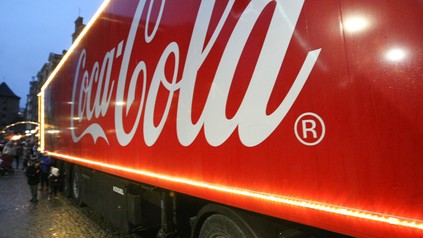 Ein Coca-Cola Weihnachtstruck