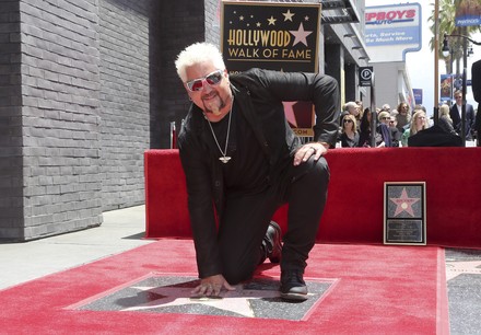 Guy Fieri auf dem Hollywood Walk of Fame