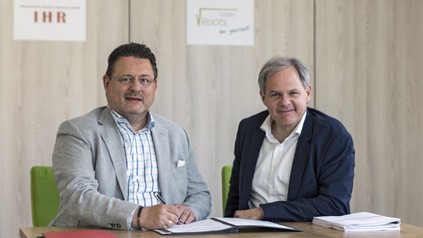 Walter C. Neumann (l.) und Rolf Seelige-Steinhoff, Gründer der International Hotels & Resorts (IHR)